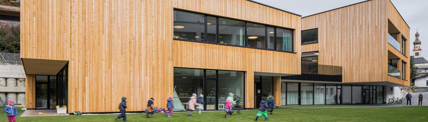 Aussenansicht Kindergarten Fulpmes